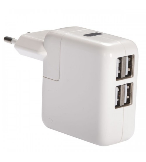 USB Charger with LED 4Port